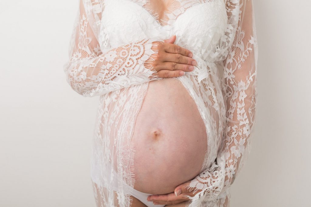 Beautiful studio maternity photoshoot Kent