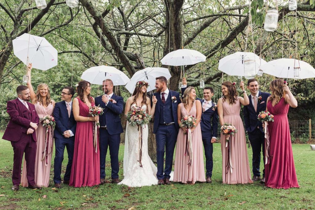 Raining Tipi Kent Wedding